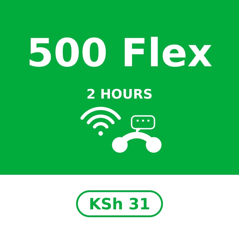 FLEX units 500, 2hours (Mins+SMS)
